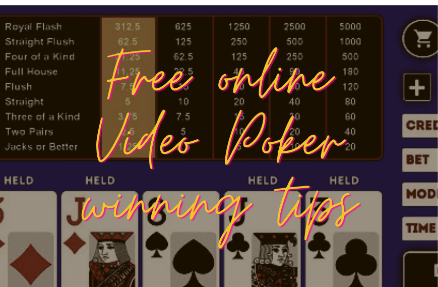 Free online Video Poker winning tips